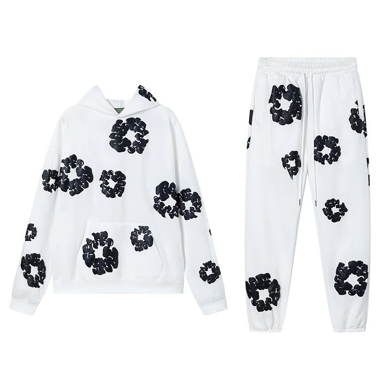 Off-White™ Cloud Print Purple Hoodie - 6
