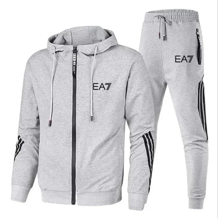 EA7 Hoodie and Pants Set #EA7_W2C #Suit_W2C