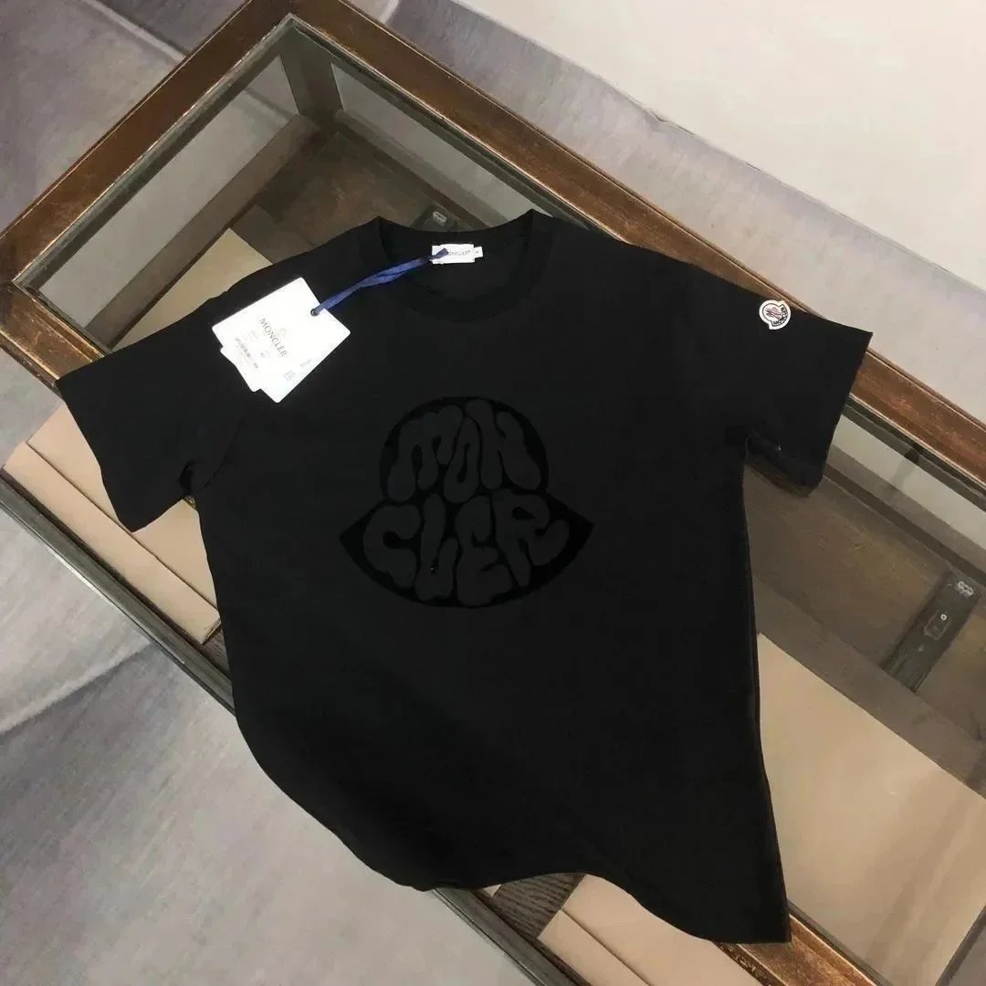 Moncler T-Shirts Short-Sleeve Logo Graphic T-Shirt — 24