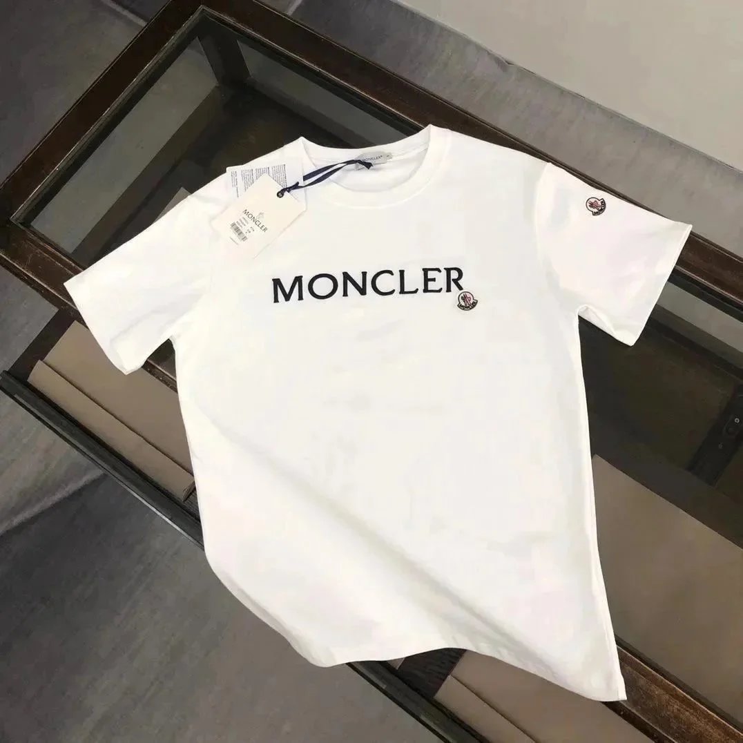 Moncler T-Shirts Short-Sleeve Logo Graphic T-Shirt — 05