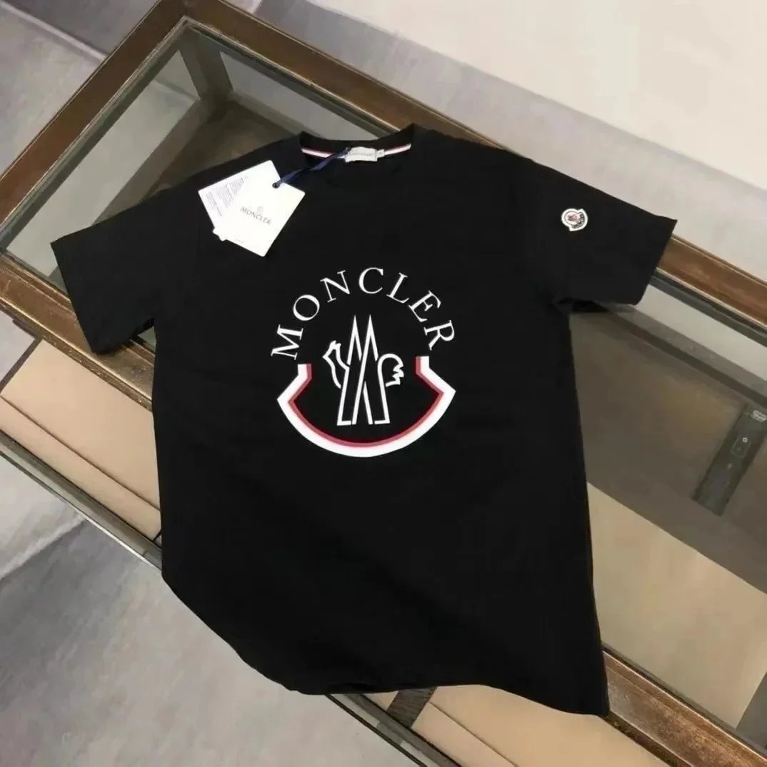 Moncler T-Shirts Short-Sleeve Logo Graphic T-Shirt — 13