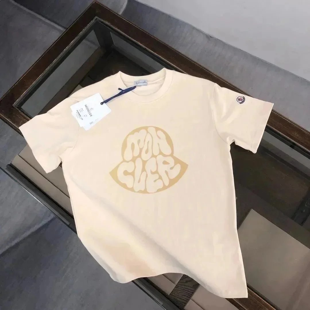 Moncler T-Shirts Short-Sleeve Logo Graphic T-Shirt — 23