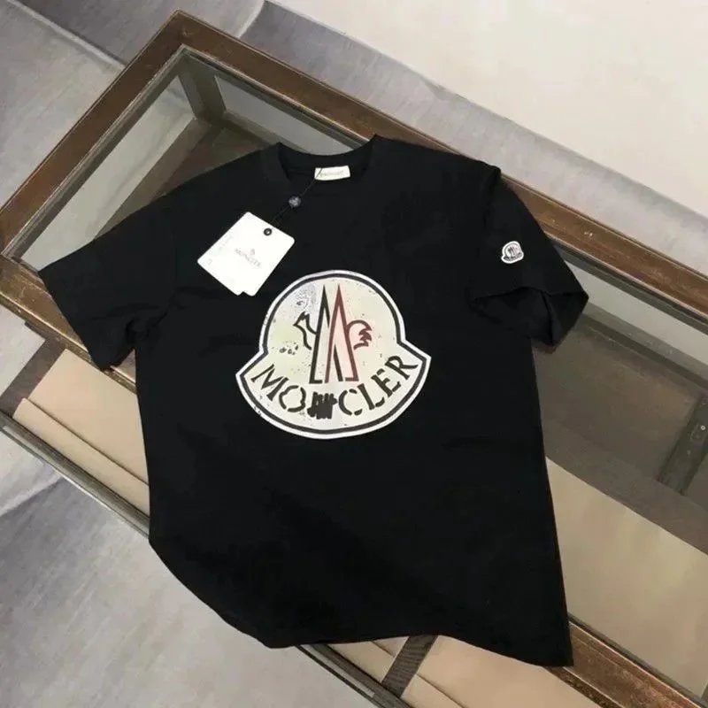 Moncler T-Shirts Short-Sleeve Logo Graphic T-Shirt — 30