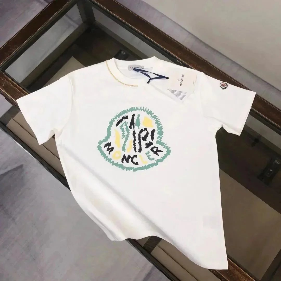 Moncler T-Shirts Short-Sleeve Logo Graphic T-Shirt — 18