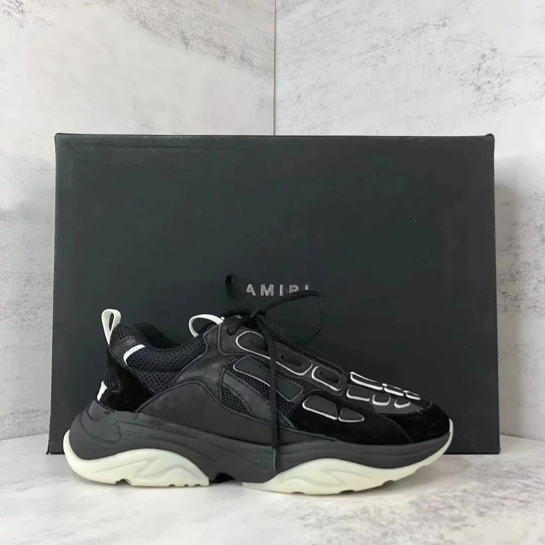AMIRI Sneakers Mixed Low-Top and High-Top Sneaker Styles — 40