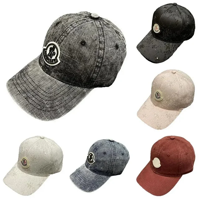 Moncler Hats Sequin Floral Baseball Cap product detail image 1