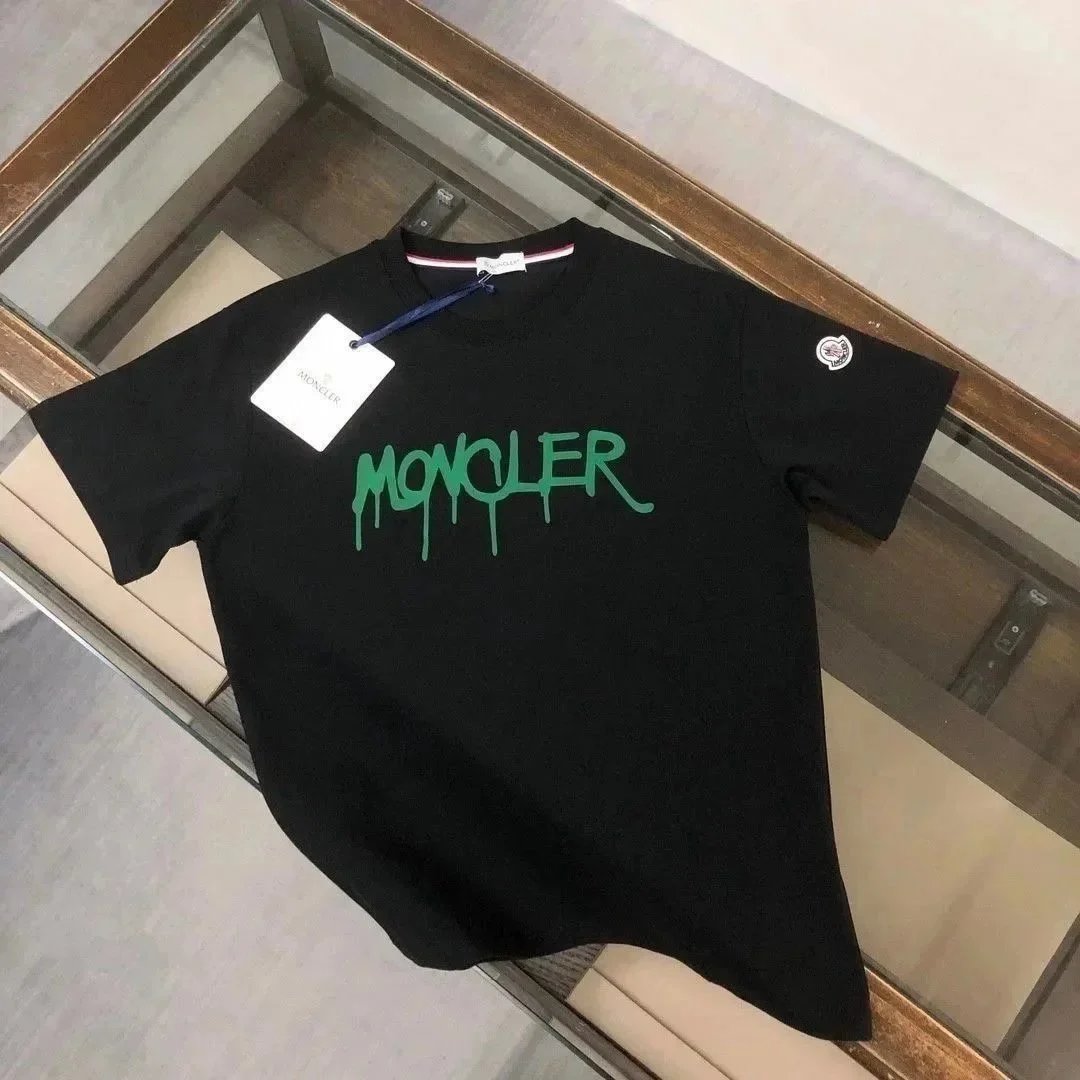 Moncler T-Shirts Short-Sleeve Logo Graphic T-Shirt — 22