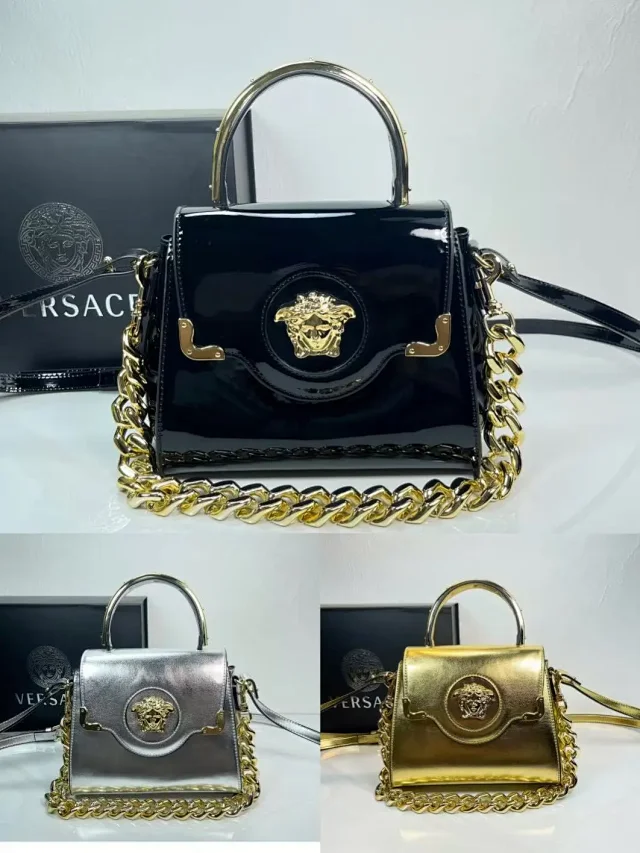 Versace Crossbody Bags Medusa-emblem top-handle bag product detail image 1