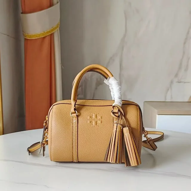 Tory Burch Handbags Tassel Barrel Satchel product detail image 2