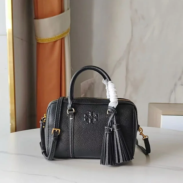 Tory Burch Handbags Tassel Barrel Satchel product detail image 1