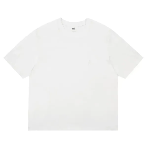 Ami Paris Dragon Embroidery Gray T-Shirt - 6