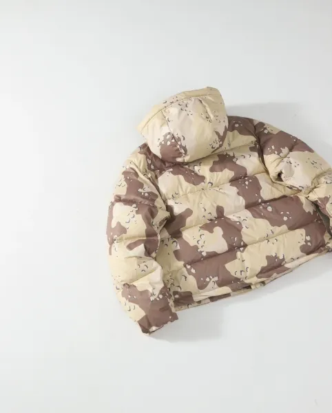 Stüssy x The North Face Nuptse Puffer Jacket Desert Camo Down Jacket - 9