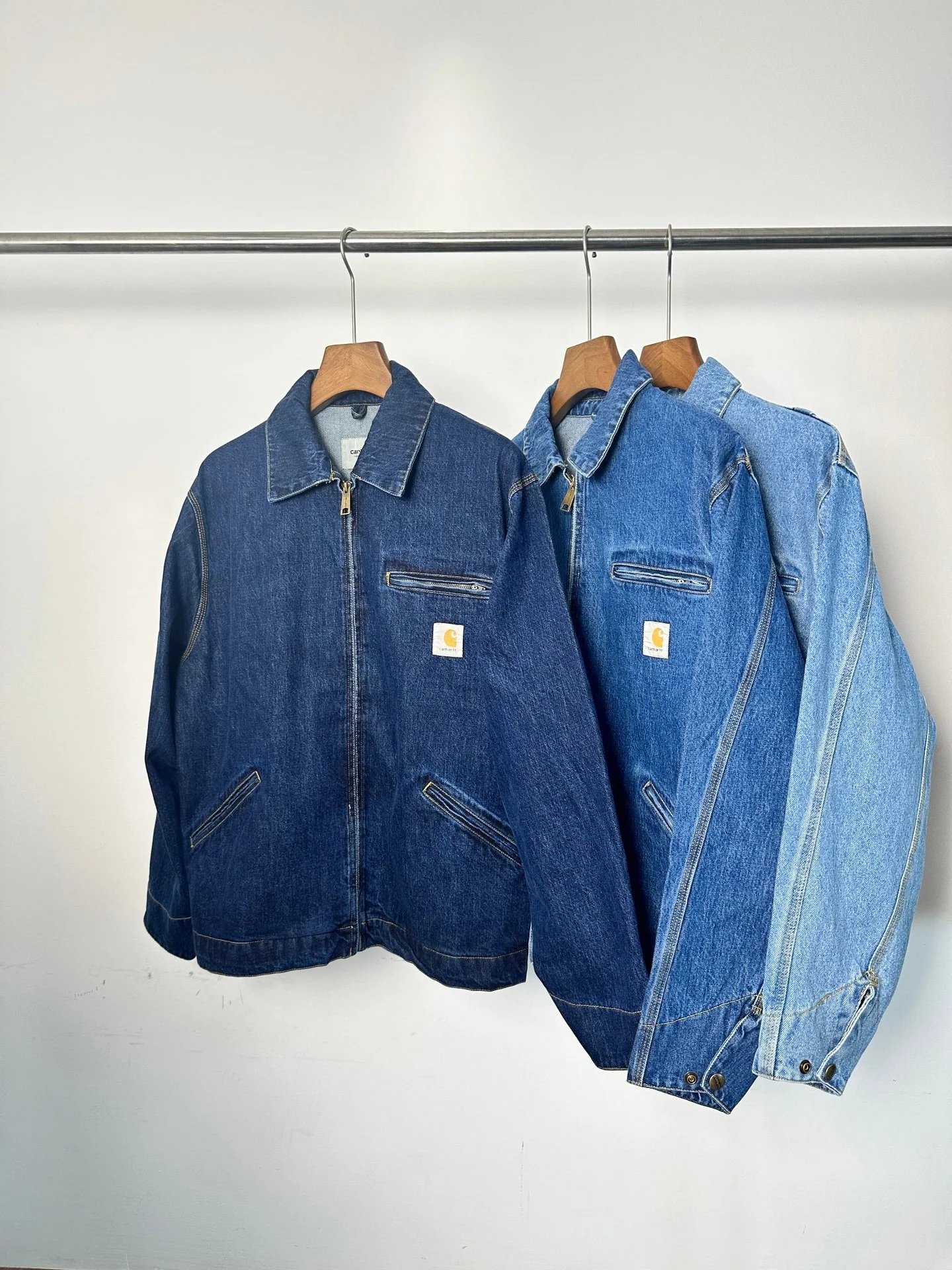 Carhartt WIP Detroit Jacket Medium Wash Denim Jacket - 4