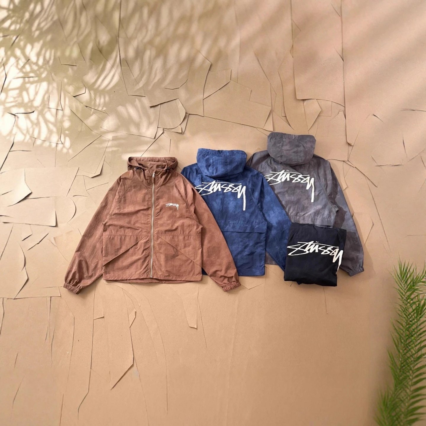 Stussy Front Small Logo Hooded Windbreaker
