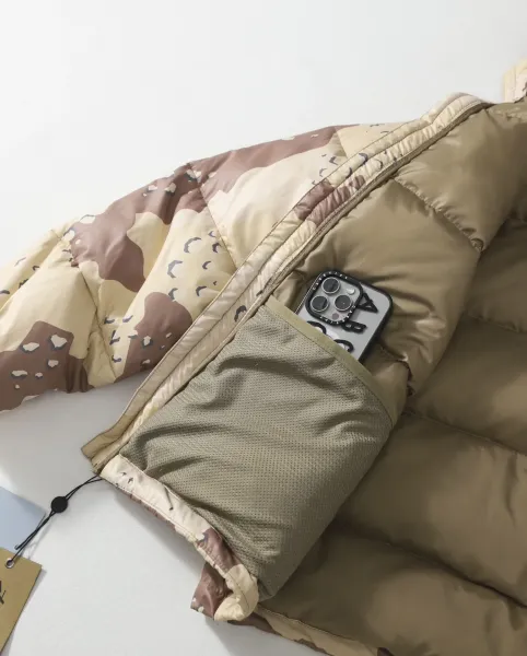 Stüssy x The North Face Nuptse Puffer Jacket Desert Camo Down Jacket - 12