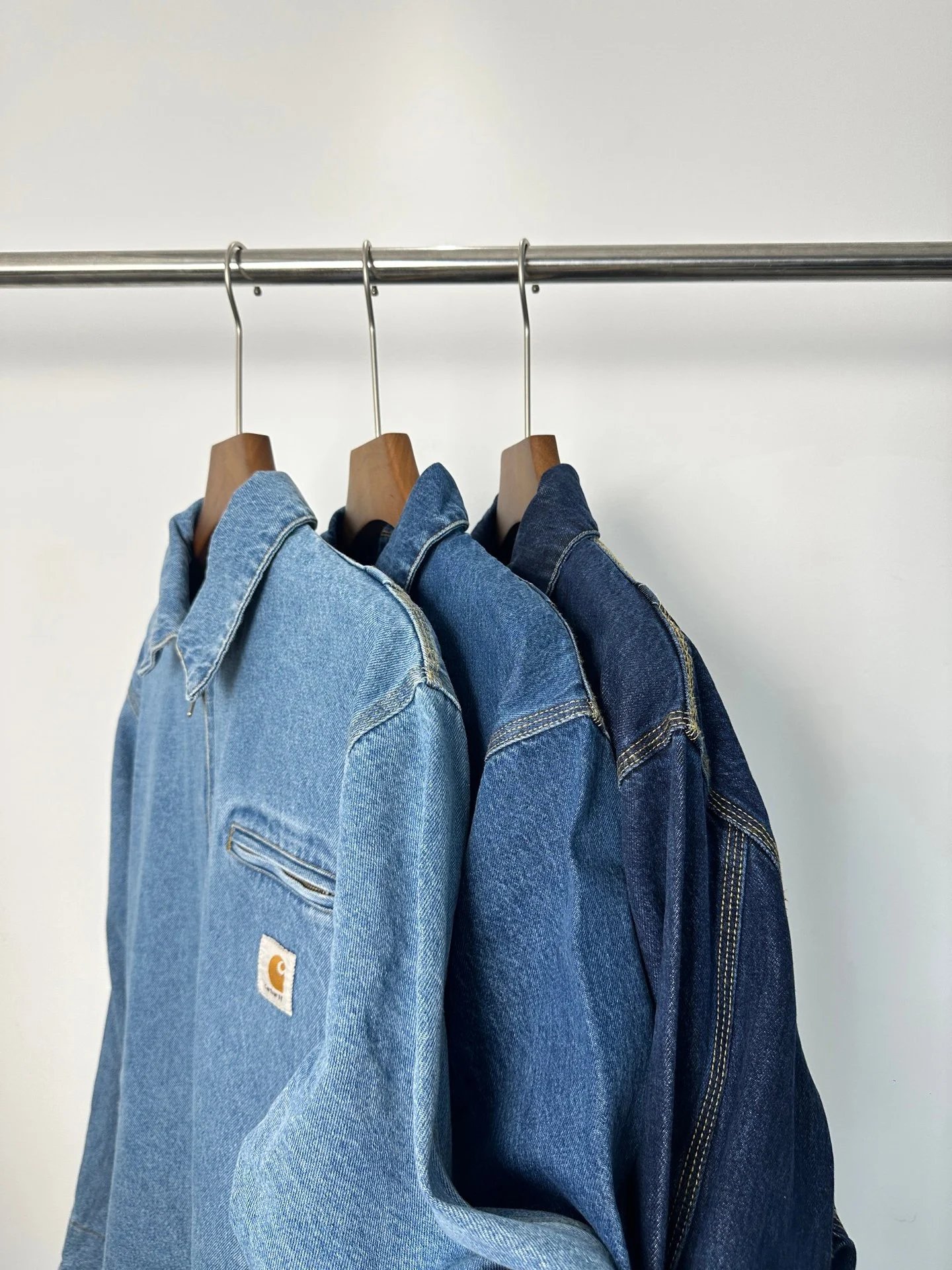 Carhartt WIP Detroit Jacket Medium Wash Denim Jacket - 7