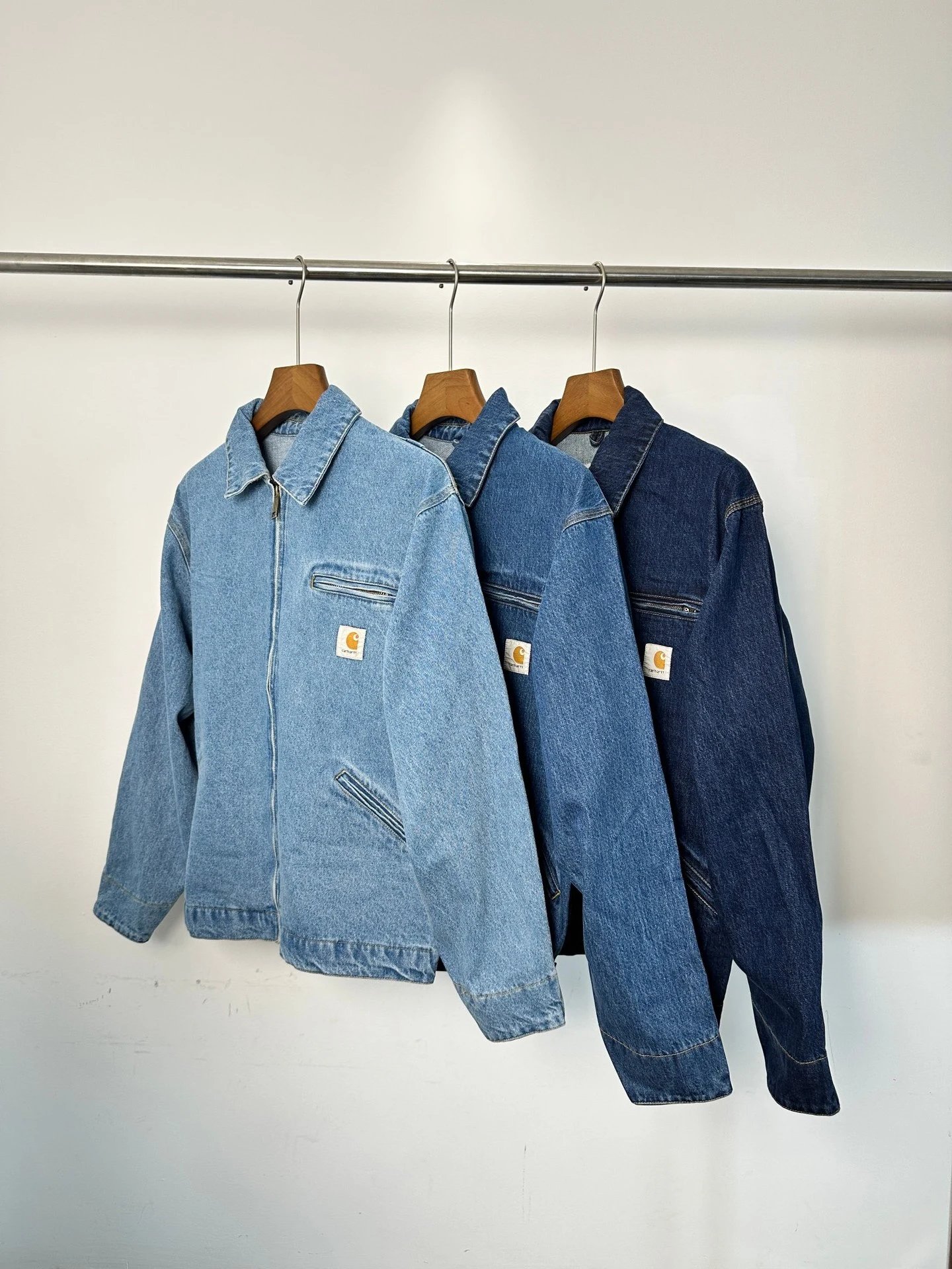 Carhartt WIP Detroit Jacket Medium Wash Denim Jacket - 5