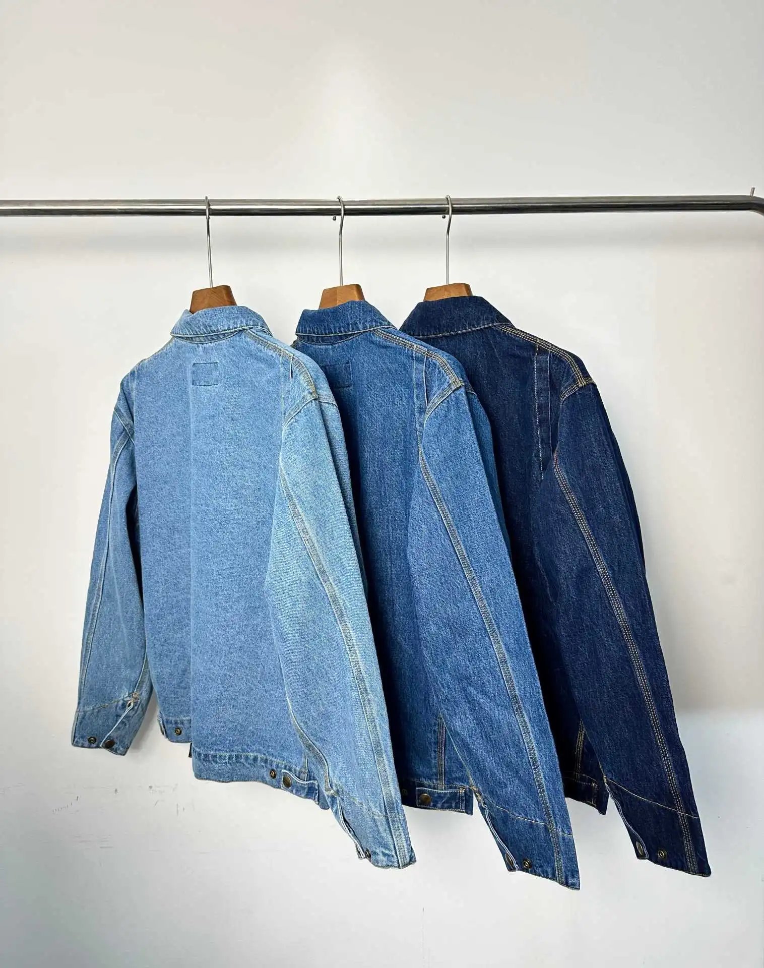 Carhartt WIP Detroit Jacket Medium Wash Denim Jacket - 6