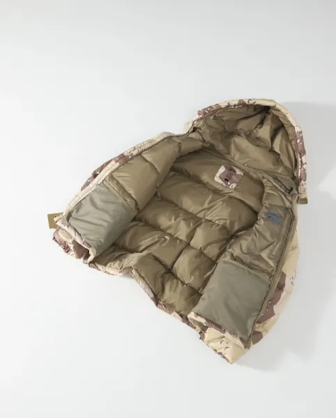 Stüssy x The North Face Nuptse Puffer Jacket Desert Camo Down Jacket - 10