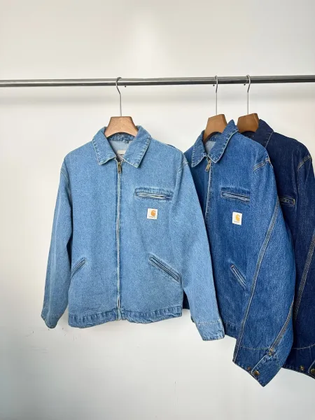 Carhartt WIP Detroit Jacket Light Wash Denim Jacket - 1