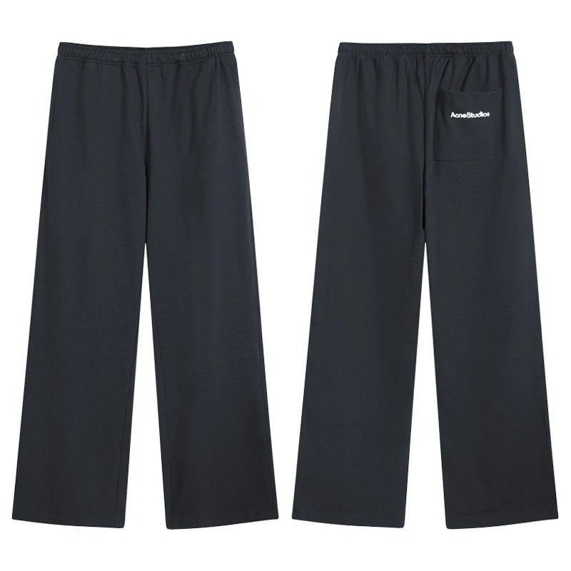 Acne Studios Acne Studios Black Wide-Leg Pants Black