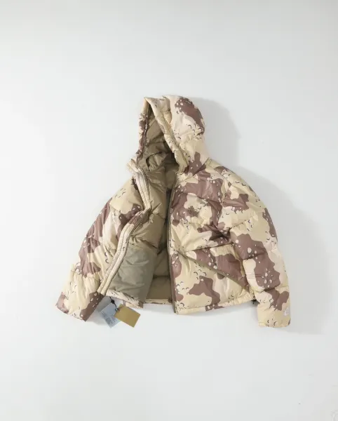 Stüssy x The North Face Nuptse Puffer Jacket Desert Camo Down Jacket - 8