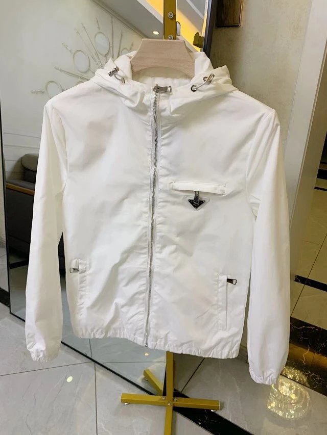 Prada Re-Nylon Hooded Windbreaker Black Outerwear product detail 11 in Litbuy spreadsheet finds