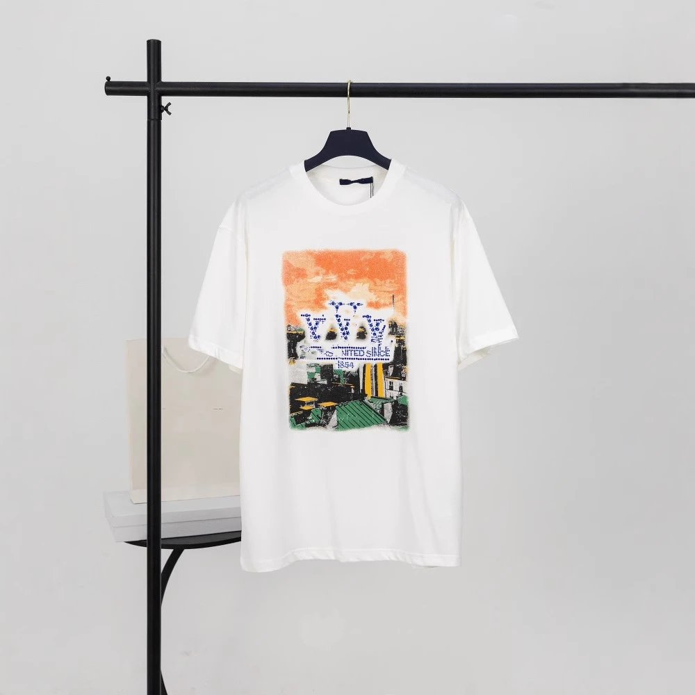 Y Vers Made White Graphic Print Casual T Shirt