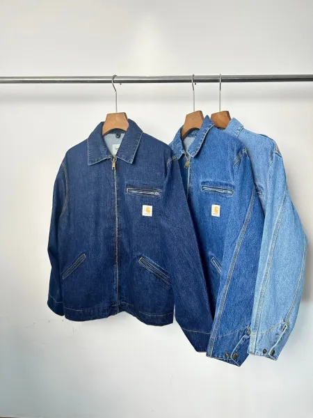 Carhartt WIP Detroit Jacket Indigo Denim Jacket - 1