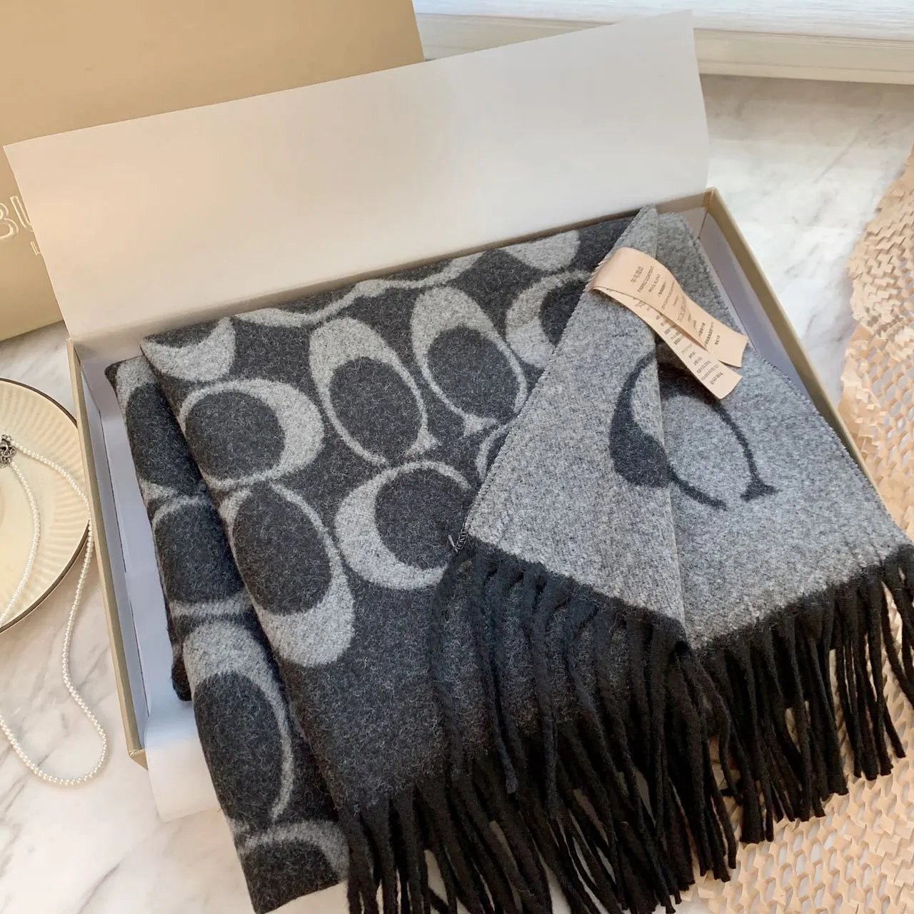 kc Co ach scarf