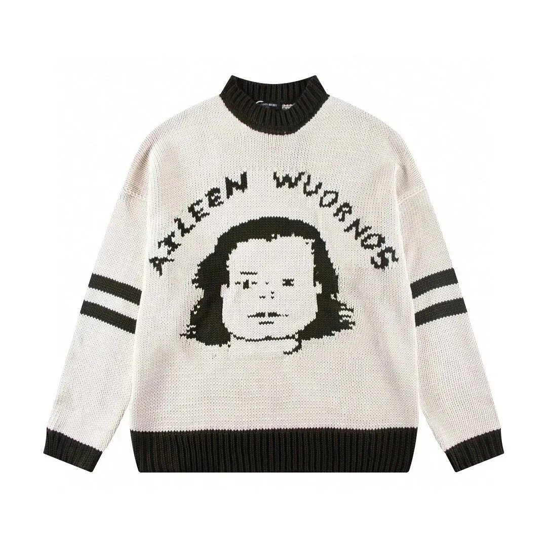 drew house Knitwear Smiley Face Crewneck Sweater — 18