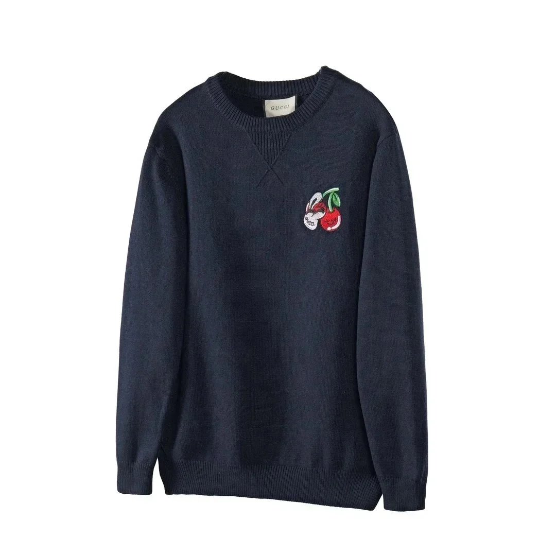 drew house Knitwear Smiley Face Crewneck Sweater — 32