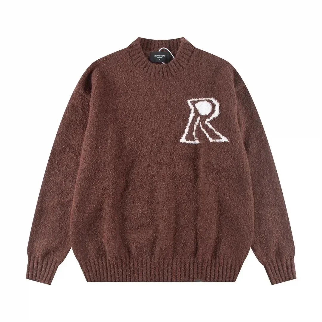 drew house Knitwear Smiley Face Crewneck Sweater — 14