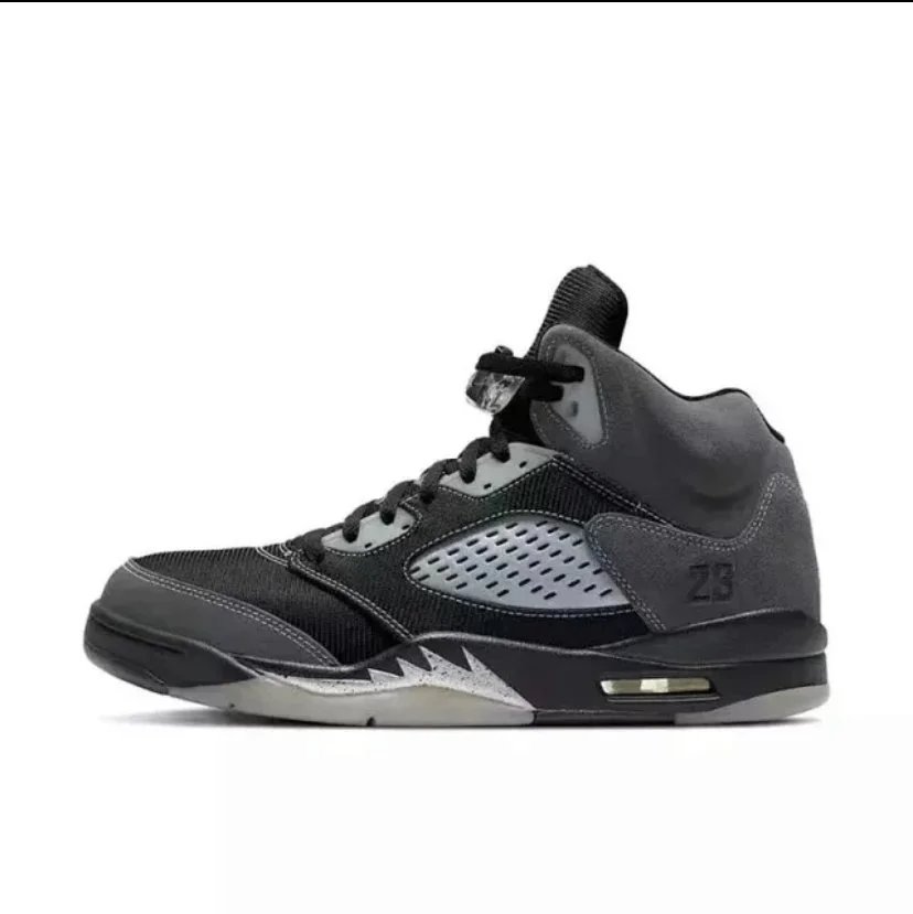 AJ5 Black Grey