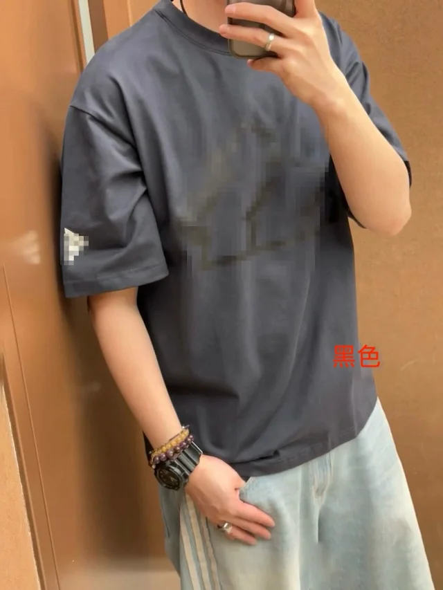 Unbranded T-Shirts Oversized short-sleeve graphic print T-shirt product detail image 7