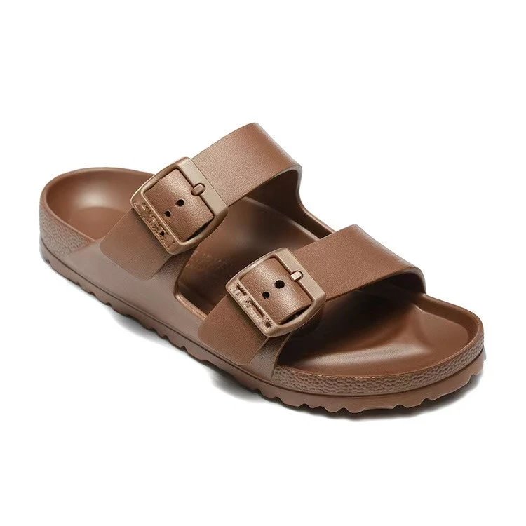 Birkenstock Sandals Arizona EVA Two-Strap — Dark brown