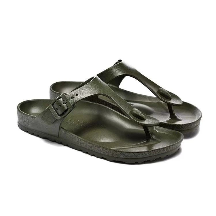 Birkenstock Sandals Arizona EVA Two-Strap — Army green-flip-flops