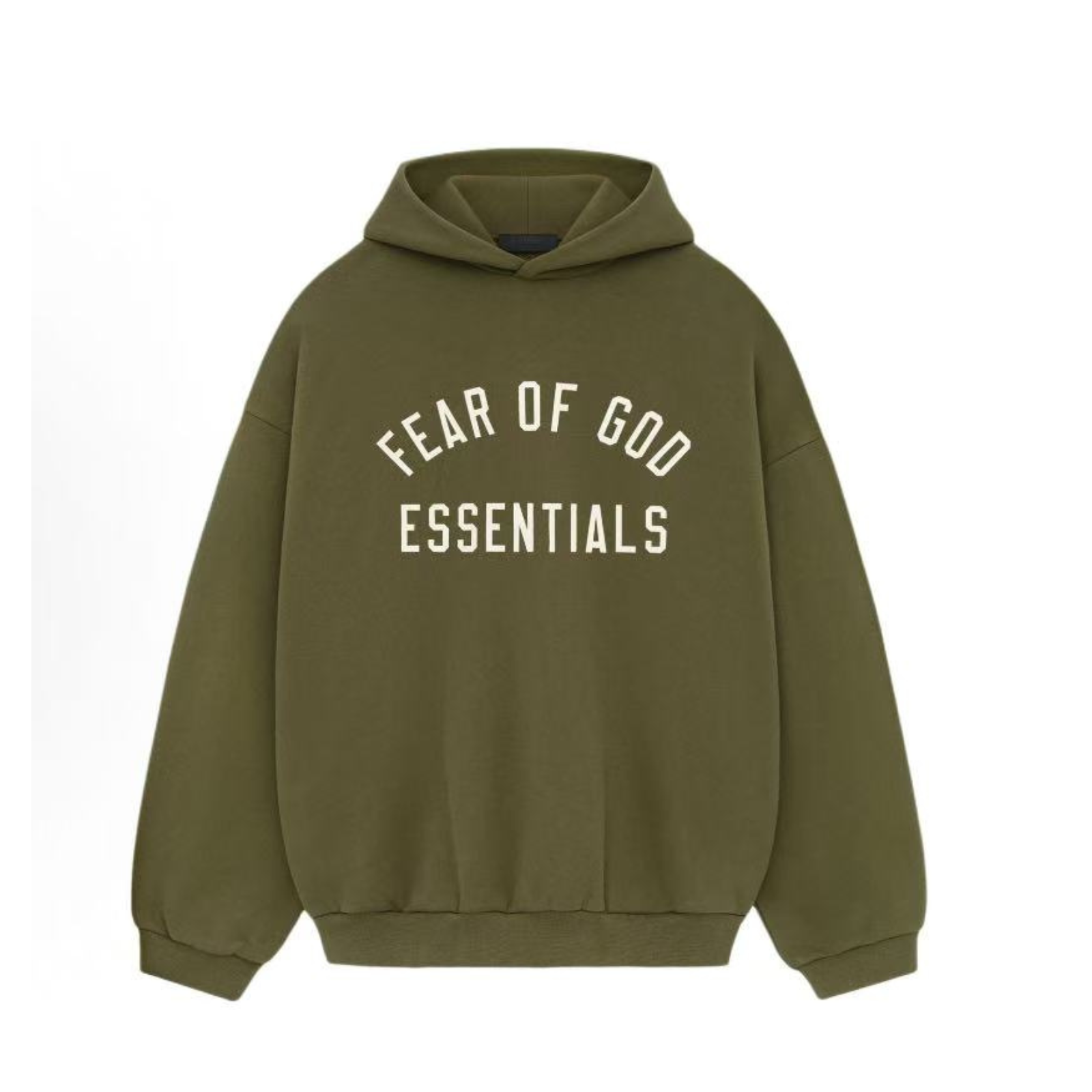 Fear of God Essentials Hoodie Arch Logo Olive