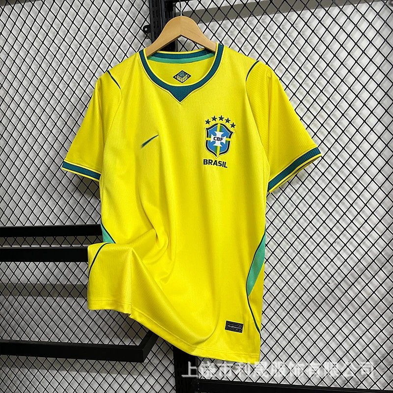 2025-26 Brazil National Team World Cup Football Jersey Home & Away Kit Short Sleeve T-Shirt -47