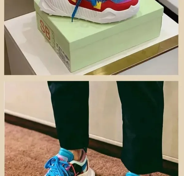 Off-White DDSY-1000 Chunky Sneakers Beige Multicolor - 10