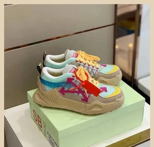 Off-White DDSY-1000 Chunky Sneakers Beige Multicolor - 4
