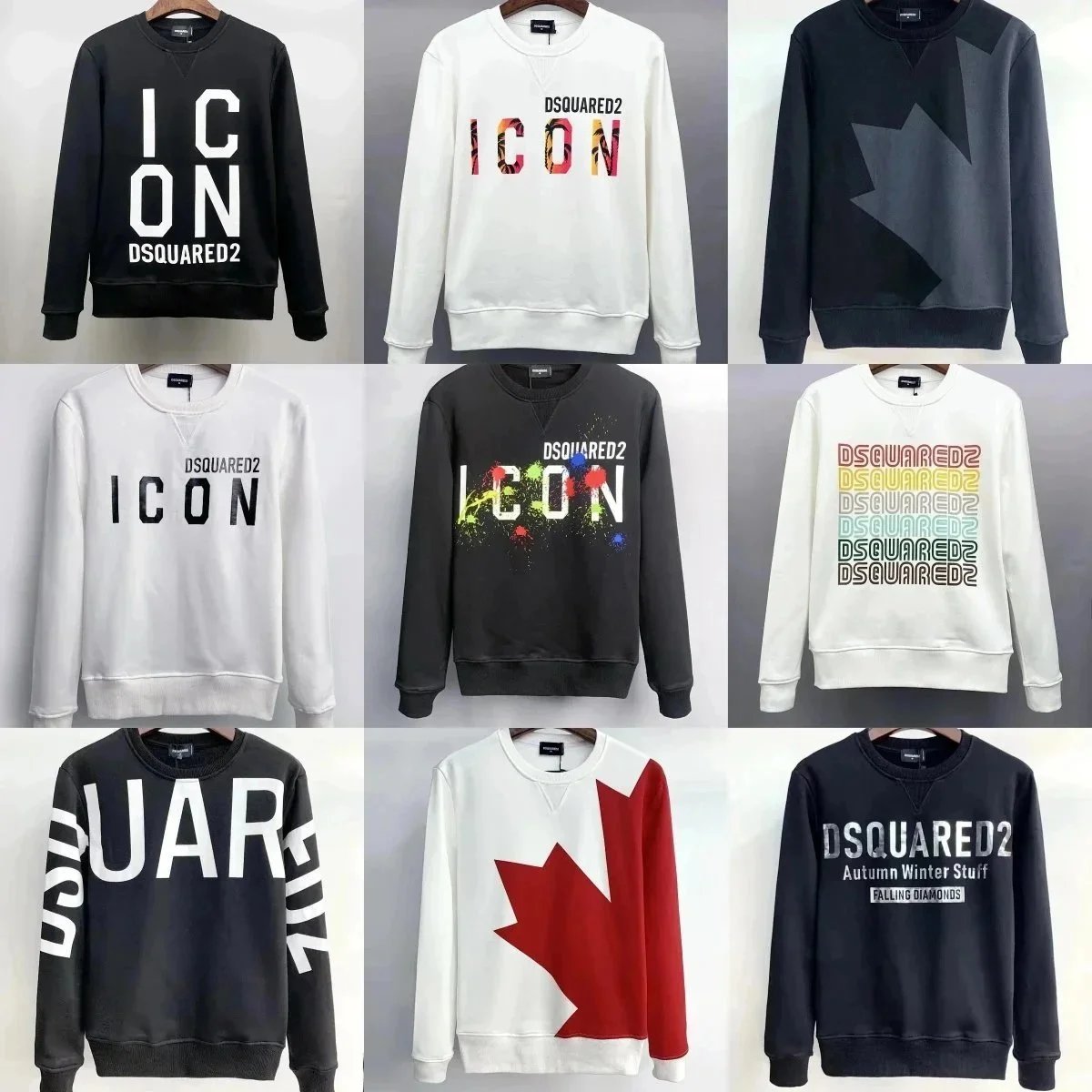 High Quality American Graffiti Loose Long Sleeves