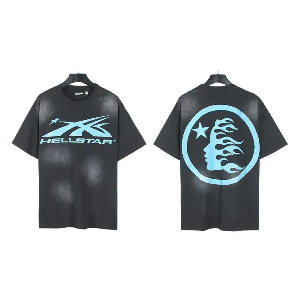 HELL Graphic Print Black Oversized T-Shirt - 18