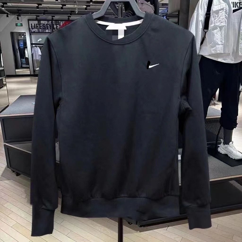 Embroidered Crew Neck Hoodie photo 5