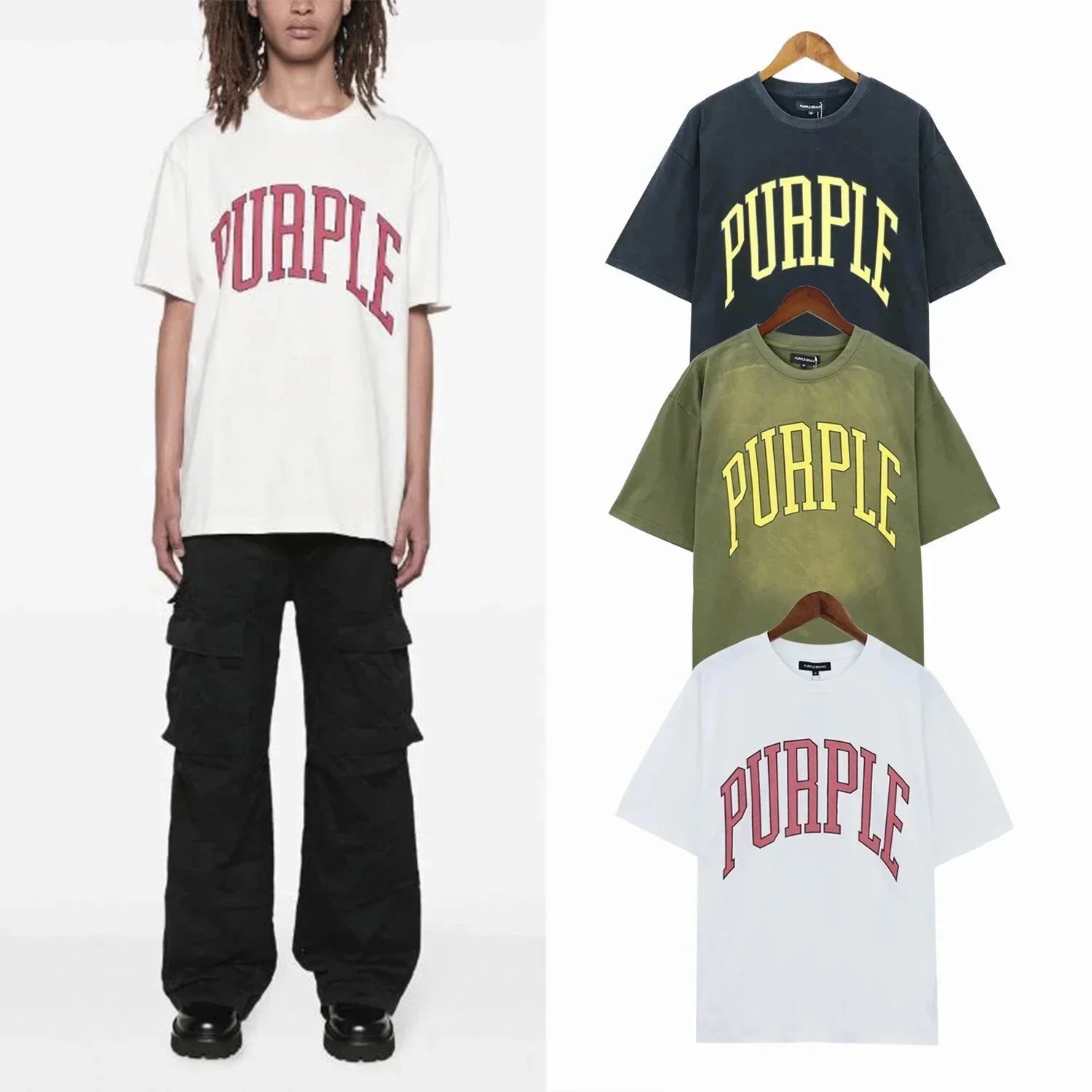 Logo Print Couple T-Shirt