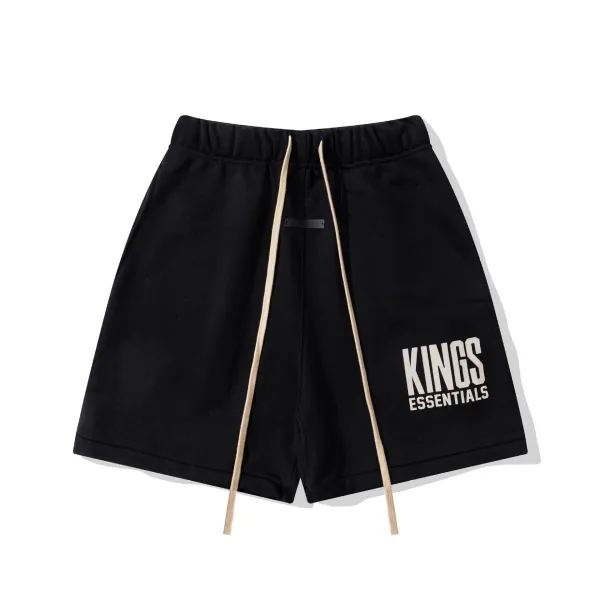 Fear of God Essentials Kings Essentials Black Sweat Shorts - 1