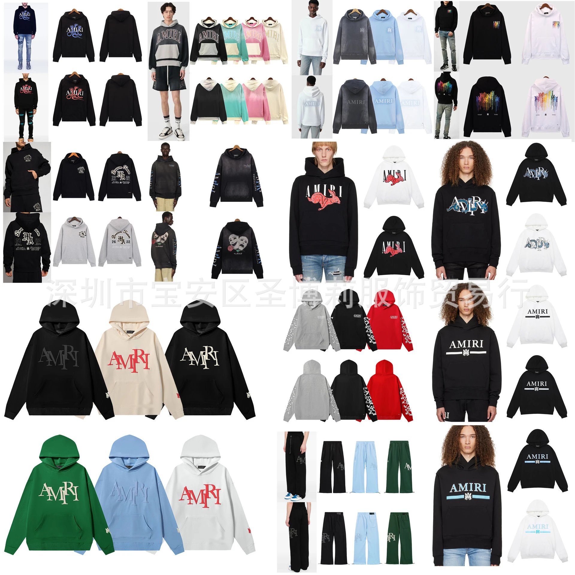 hoodie classic letter series pullover men's and women's loose hooded sweatshirt