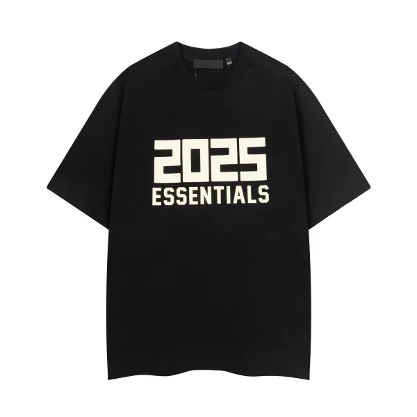 Fear of God Essentials 2025 Essentials Black Oversized T-Shirt - 1
