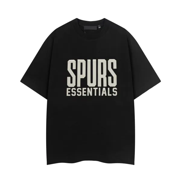 Fear of God Essentials Spurs Essentials Black T-Shirt - 1