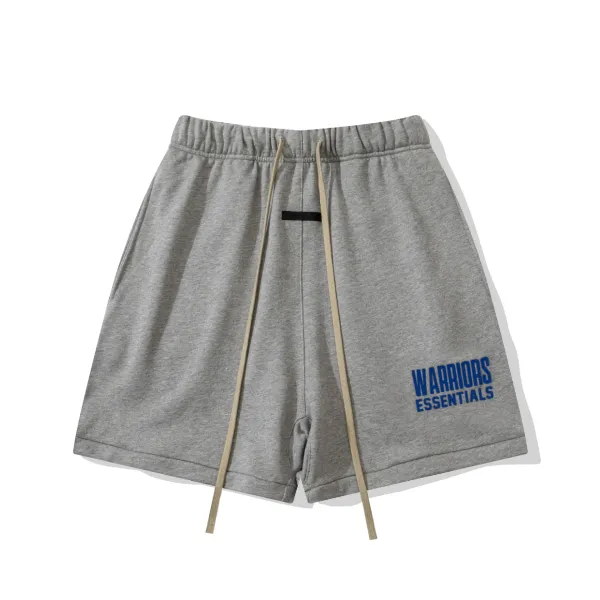 Fear of God Essentials Warriors Essentials Gray Sweat Shorts - 1